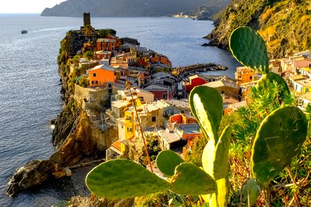 Mediterranean coast seascape photo