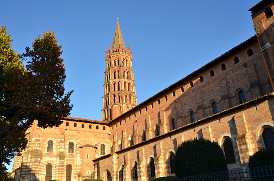 Basilica of st sernin monument brick