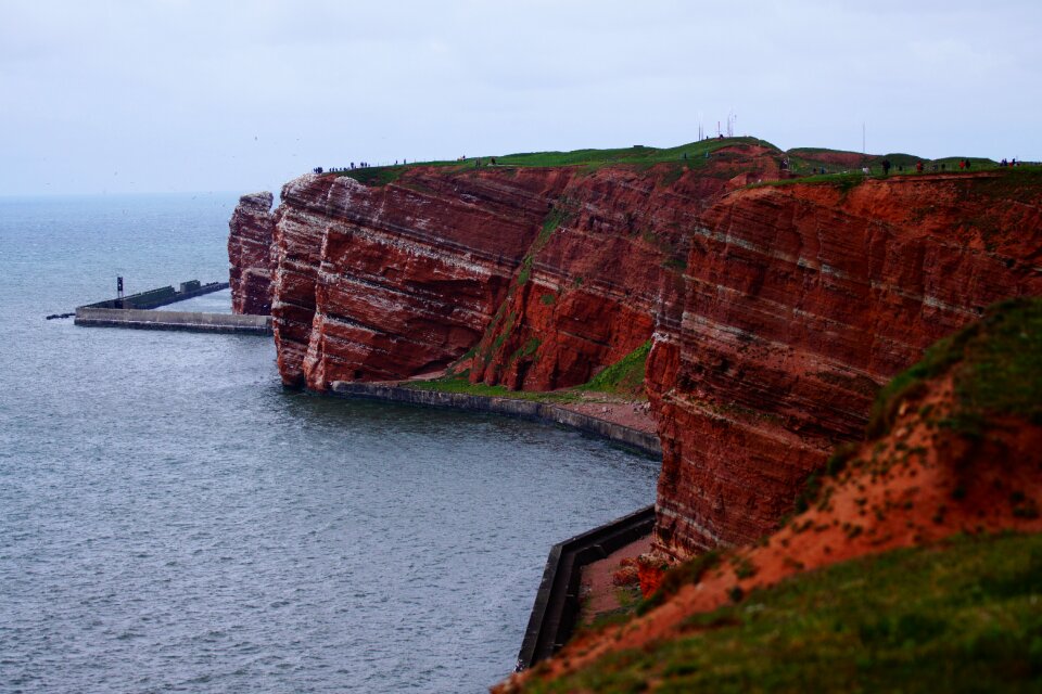 Helgoland red rocks in may