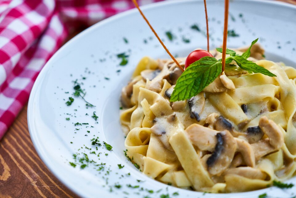 Dough plate food