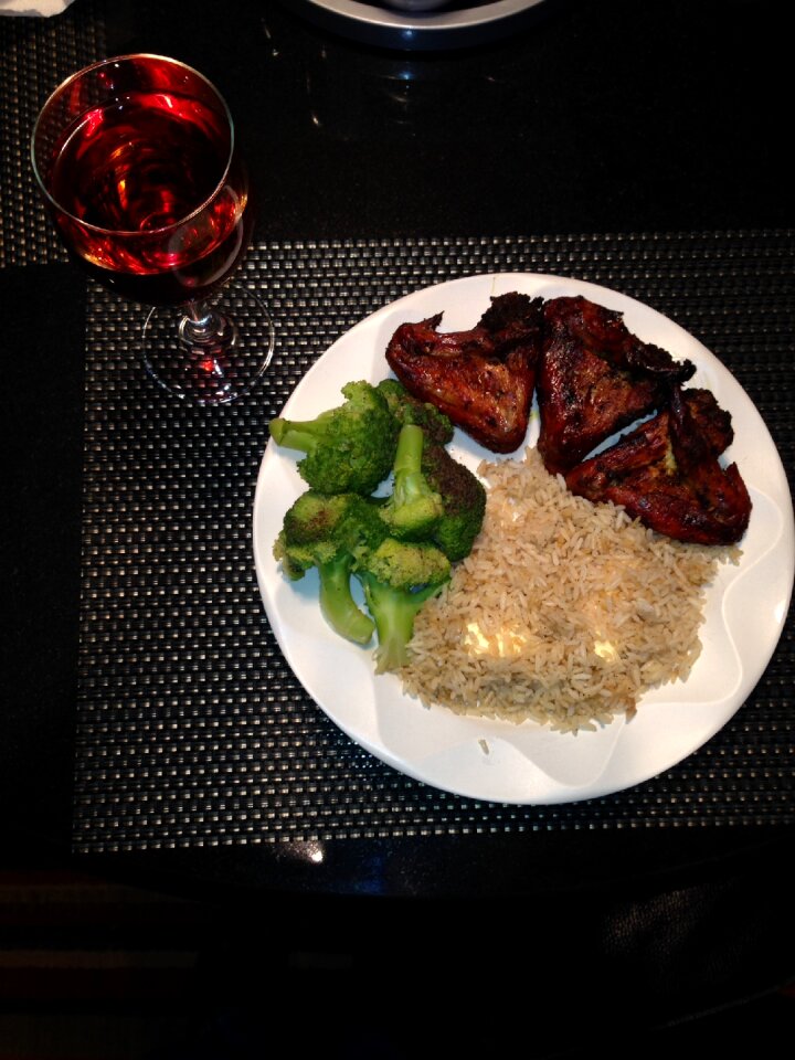 Broccoli black rice