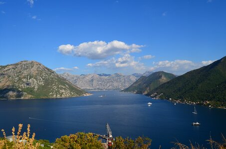 Sea mountain landscape