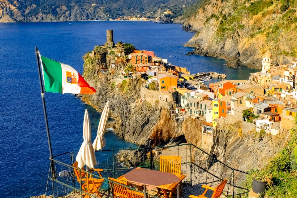 Mediterranean coast seascape
