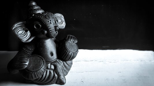 Indian god gray god photo