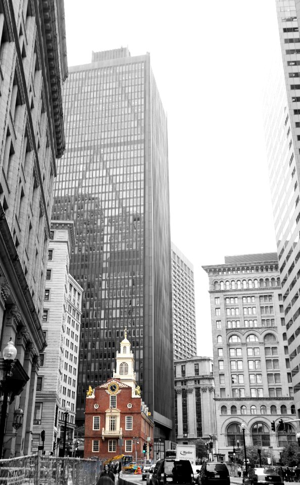 Skyscraper architecture city