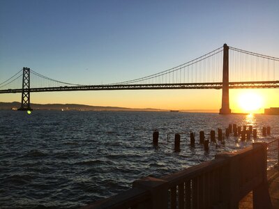 San francisco sunrise bay bridge sunrise