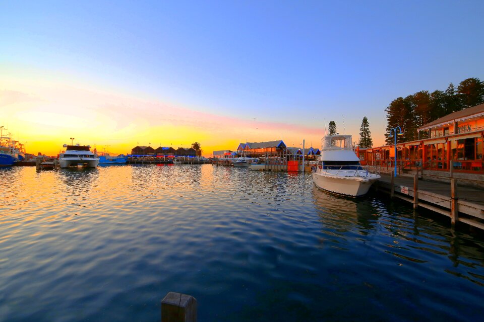 Harbour harbor evening