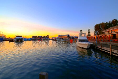 Harbour harbor evening photo