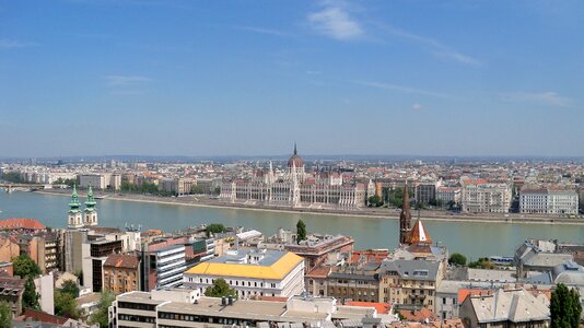 Danube view hungary photo