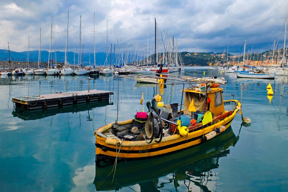 Fishing boat ship sea
