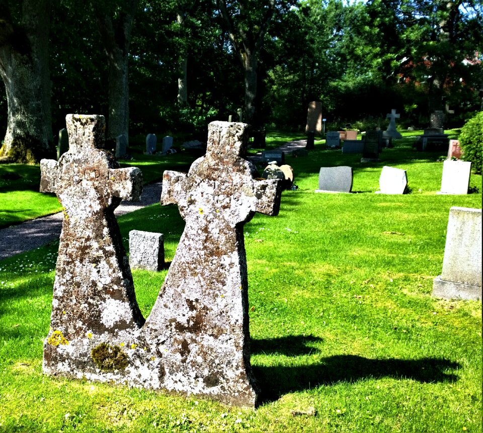 Old cemetery headstone medieval