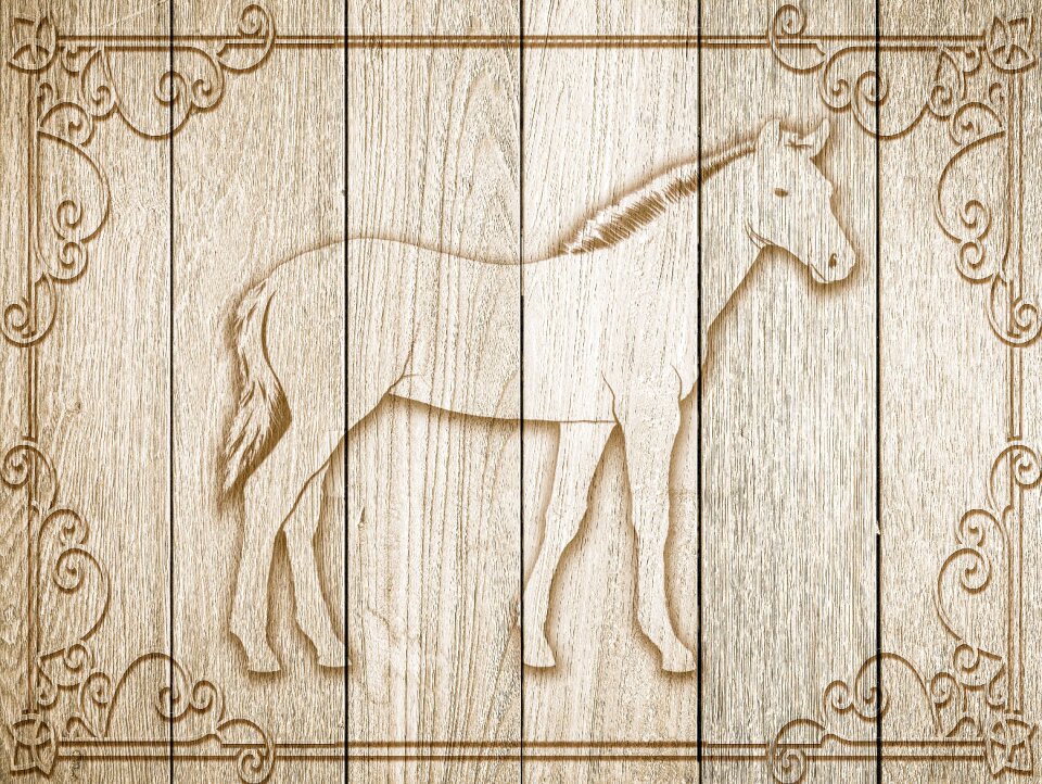 Background wood decoration