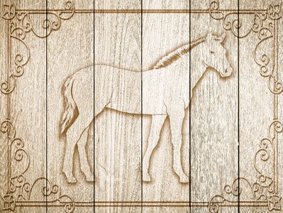 Background wood decoration