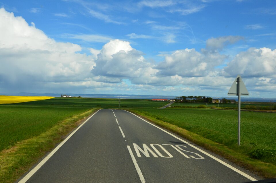 Landscape far road