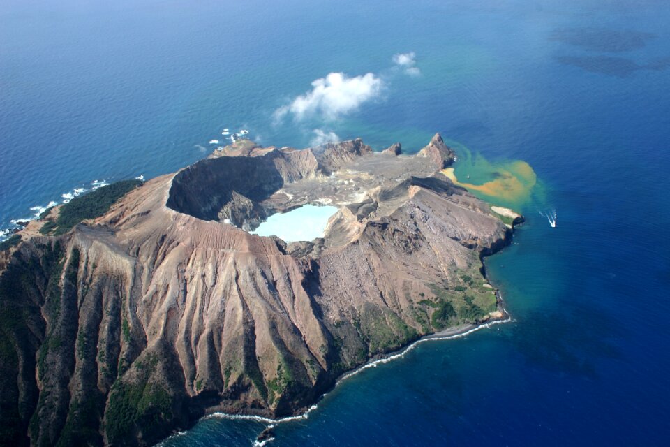 Volcanic north island hot
