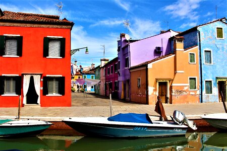 Buildings colourful colorful photo