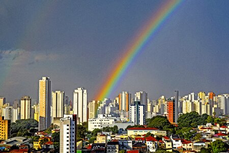 Rainbow são paulo brazil photo