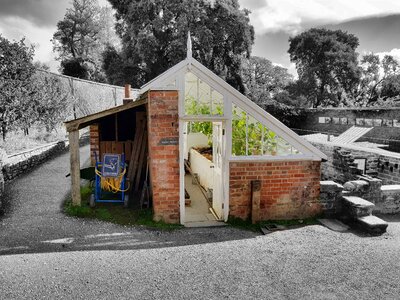 Black and white color england