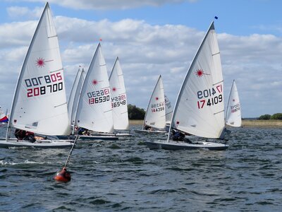 Water sailing boats
