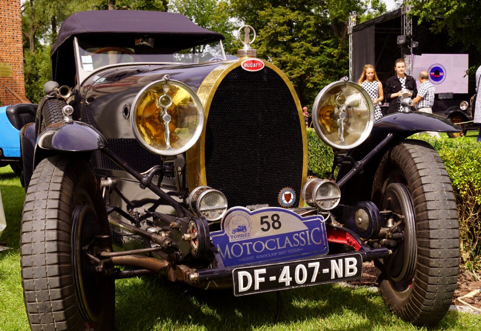 Antique auto old car the vehicle
