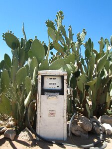 Solitaire petrol station desert