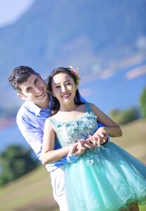 Beautiful romantic marry
