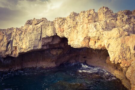 Geology hole sea
