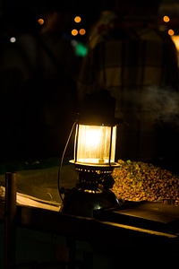 Oil lamp lantern street light photo