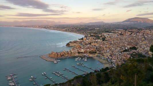 Sea landscape belvedere