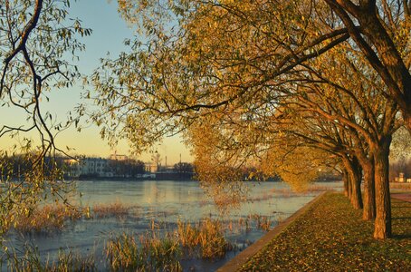 Landscape nature quiet river photo