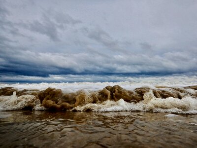 Sand waves surf photo