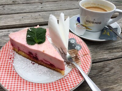 Sweet dessert raspberry pie
