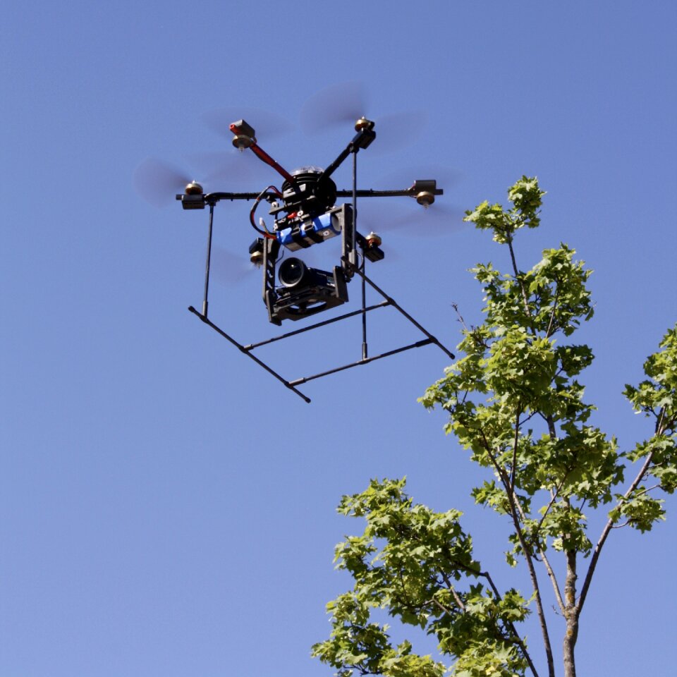 Drone aircraft sky