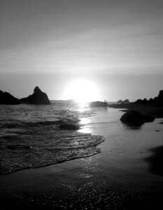 Black and white oregon serene