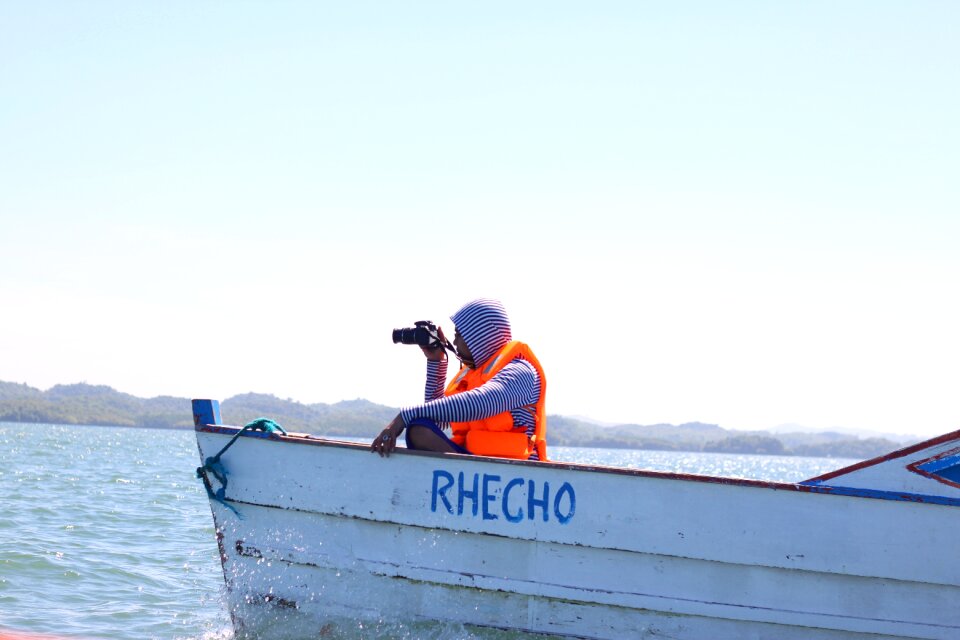 Boat boat deck traveller