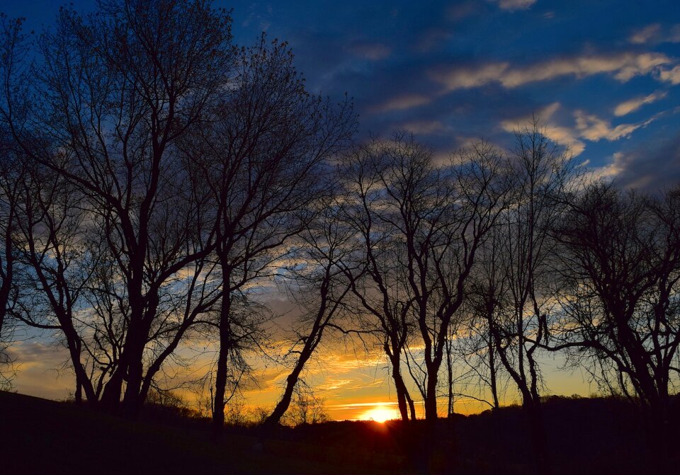 Sky clouds sun photo