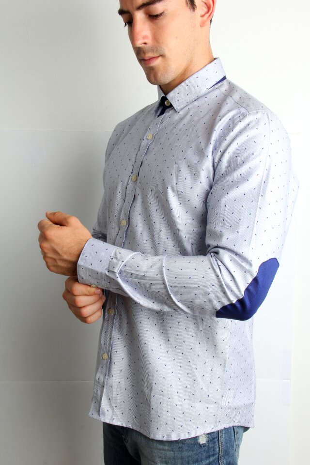 White blue fashion