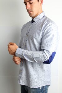 White blue fashion