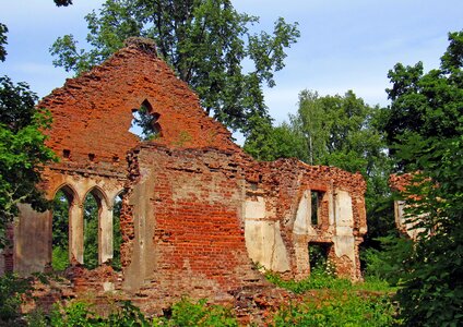History ruined architecture brick photo