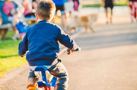 Child park sport photo