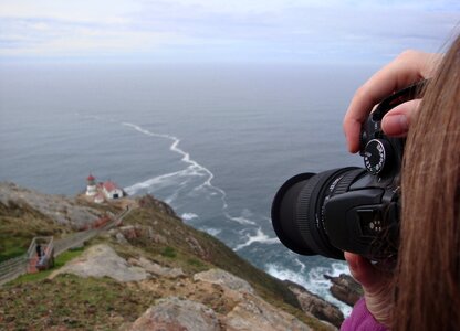 Photographer tourist camera