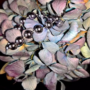 Bouquet silver chain color sound