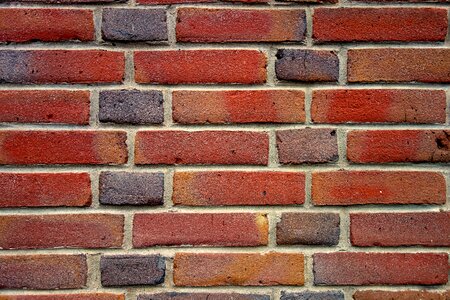 Red brick wall texture backdrop photo