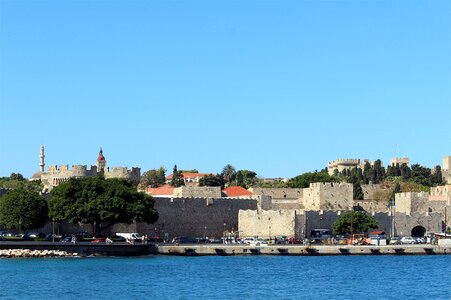 Historic old town water sea photo