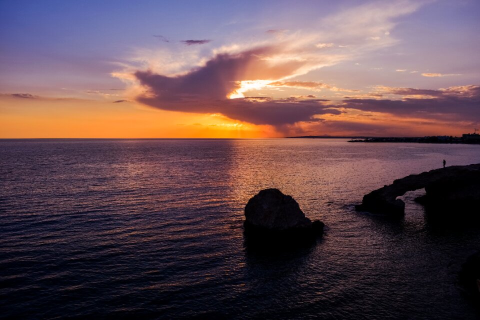 Sky clouds horizon photo