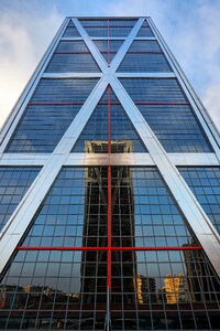 High architecture front window
