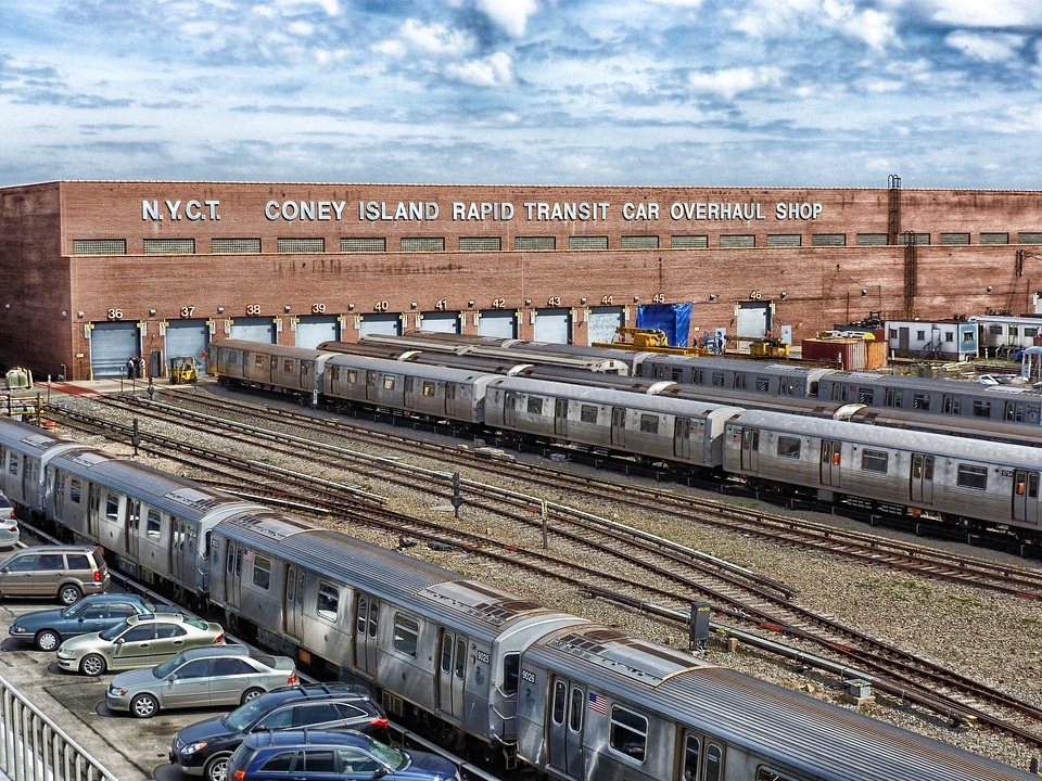Cars railroad mass transit