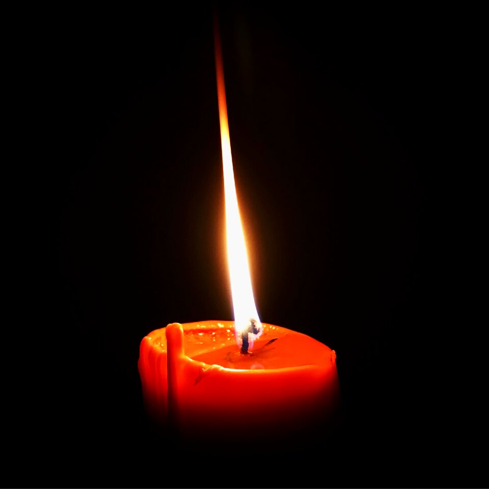 Darkness burns paraffin
