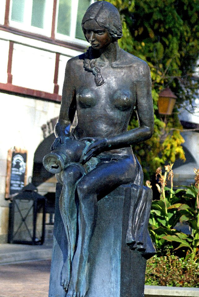 Pitcher water woman