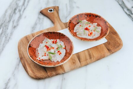 Ceviche gourmet raw